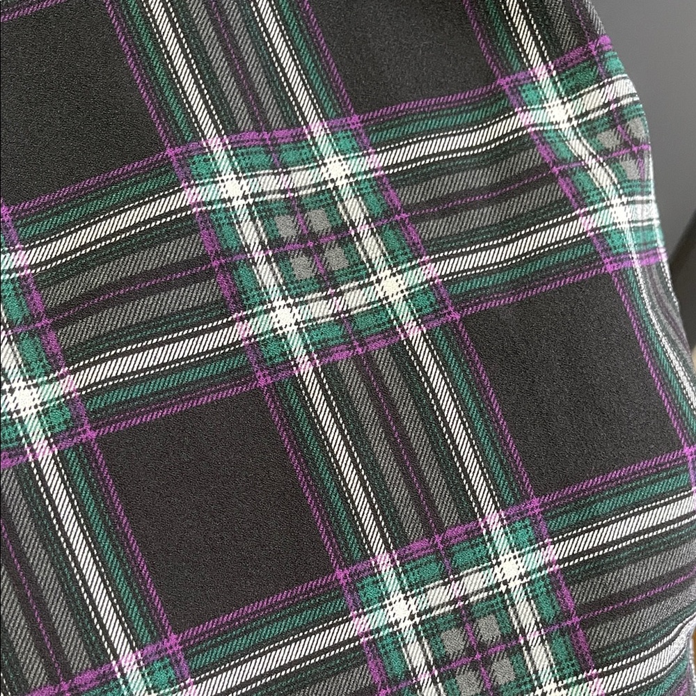 Torrid Black Plaid Pants - Picture 3 of 10